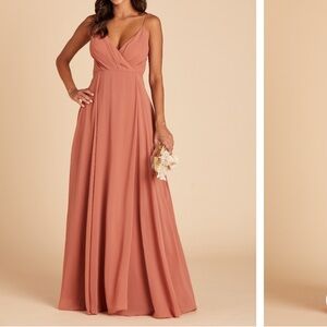 Birdy Grey Terracotta color Kaia bridesmaid dress
